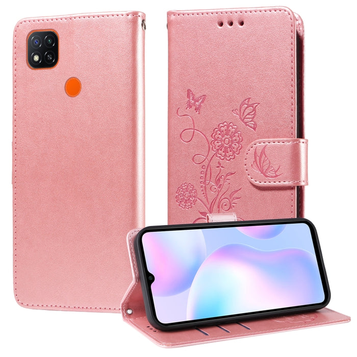 Funda de cuero para teléfono con diseño de flores de mariposa en relieve, For Redmi Note 12 Explorer / Note 12 Pro+, For Redmi Note 12 Pro 5G Global, For Redmi Note 12 5G Global, For Redmi Note 10 4G India / 10S 4G, For Redmi Note 11 SE 4G India       ...