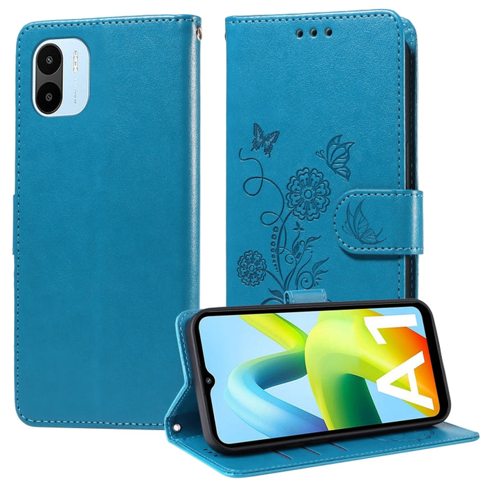 Funda de cuero para teléfono con diseño de flores de mariposa en relieve, For Redmi Note 14 5G, For Redmi Note 14 Pro 5G / Note 14 Pro+ 5G, For Redmi 14C, For Redmi K70 Ultra, For Redmi 13 4G / Note 13R, For Redmi K70 / K70 Pro, For Redmi Note 13 Pro 4...
