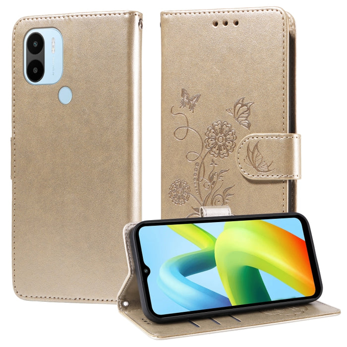 Funda de cuero para teléfono con diseño de flores de mariposa en relieve, For Redmi Note 14 5G, For Redmi Note 14 Pro 5G / Note 14 Pro+ 5G, For Redmi 14C, For Redmi K70 Ultra, For Redmi 13 4G / Note 13R, For Redmi K70 / K70 Pro, For Redmi Note 13 Pro 4...