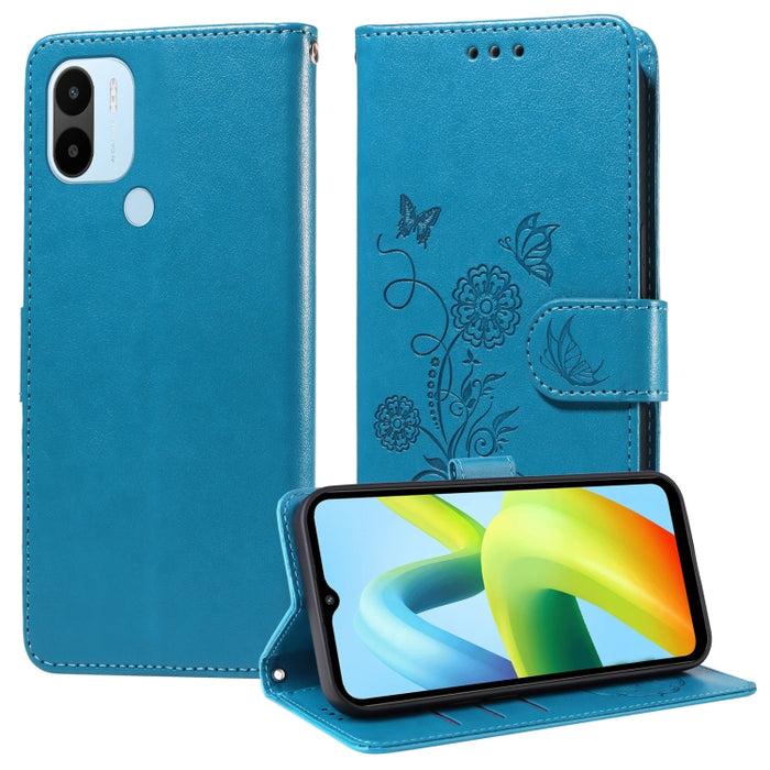 Funda de cuero para teléfono con diseño de flores de mariposa en relieve, For Redmi Note 12 Explorer / Note 12 Pro+, For Redmi Note 12 Pro 5G Global, For Redmi Note 12 5G Global, For Redmi Note 10 4G India / 10S 4G, For Redmi Note 11 SE 4G India       ...