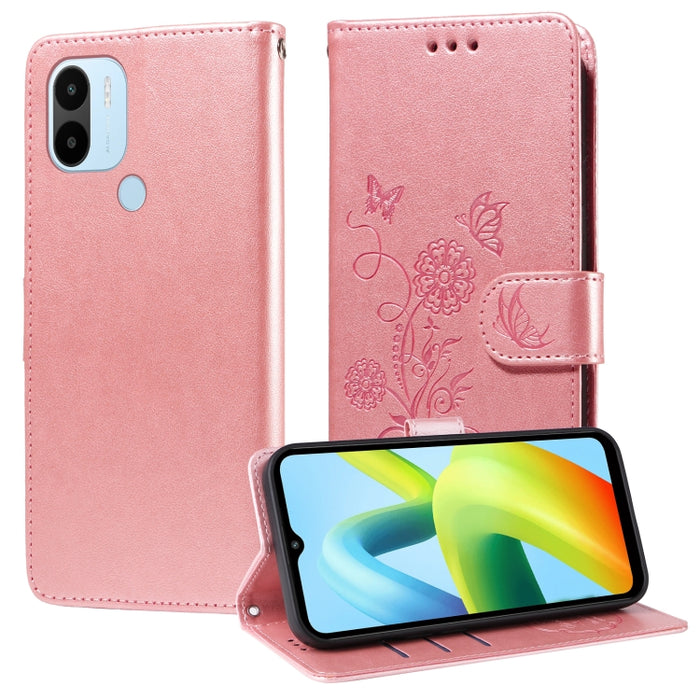 Funda de cuero para teléfono con diseño de flores de mariposa en relieve, For Redmi Note 12 Explorer / Note 12 Pro+, For Redmi Note 12 Pro 5G Global, For Redmi Note 12 5G Global, For Redmi Note 10 4G India / 10S 4G, For Redmi Note 11 SE 4G India       ...