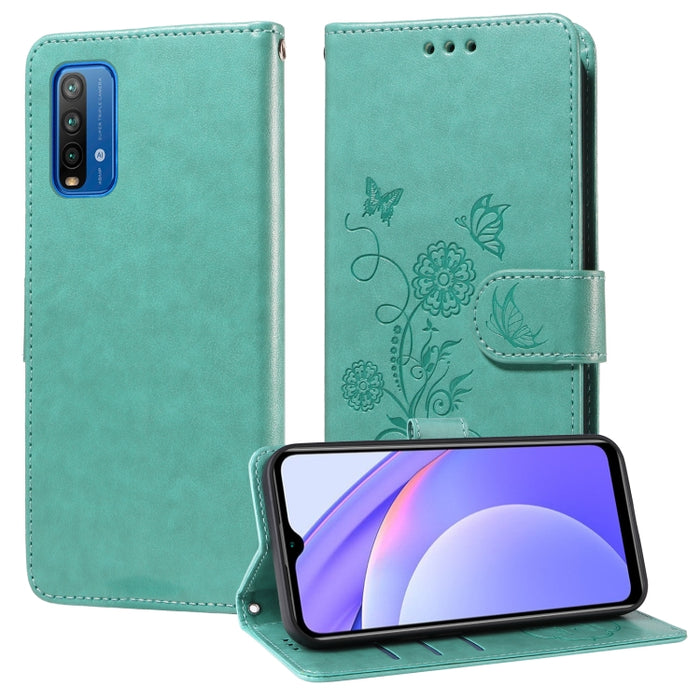 Funda de cuero para teléfono con diseño de flores de mariposa en relieve, For Redmi Note 12 Explorer / Note 12 Pro+, For Redmi Note 12 Pro 5G Global, For Redmi Note 12 5G Global, For Redmi Note 10 4G India / 10S 4G, For Redmi Note 11 SE 4G India       ...