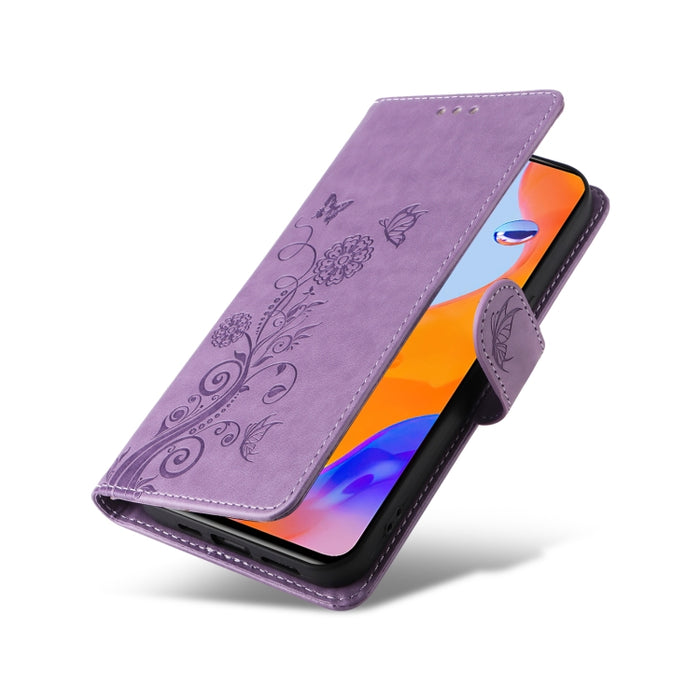 Funda de cuero para teléfono con diseño de flores de mariposa en relieve, For Redmi Note 12 Explorer / Note 12 Pro+, For Redmi Note 12 Pro 5G Global, For Redmi Note 12 5G Global, For Redmi Note 10 4G India / 10S 4G, For Redmi Note 11 SE 4G India       ...