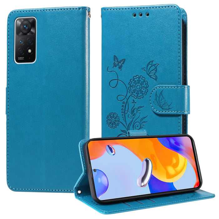Funda de cuero para teléfono con diseño de flores de mariposa en relieve, For Redmi Note 12 Explorer / Note 12 Pro+, For Redmi Note 12 Pro 5G Global, For Redmi Note 12 5G Global, For Redmi Note 10 4G India / 10S 4G, For Redmi Note 11 SE 4G India       ...