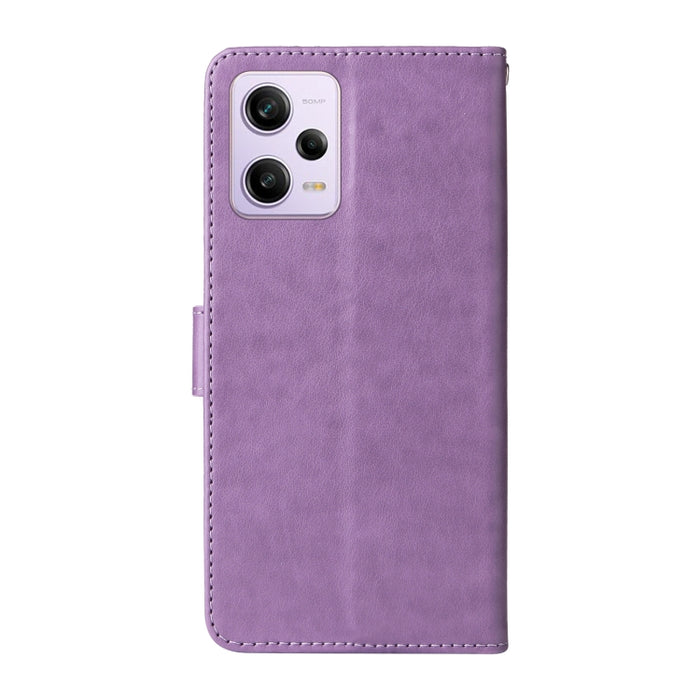 Funda de cuero para teléfono con diseño de flores de mariposa en relieve, For Redmi Note 12 Explorer / Note 12 Pro+, For Redmi Note 12 Pro 5G Global, For Redmi Note 12 5G Global, For Redmi Note 10 4G India / 10S 4G, For Redmi Note 11 SE 4G India       ...