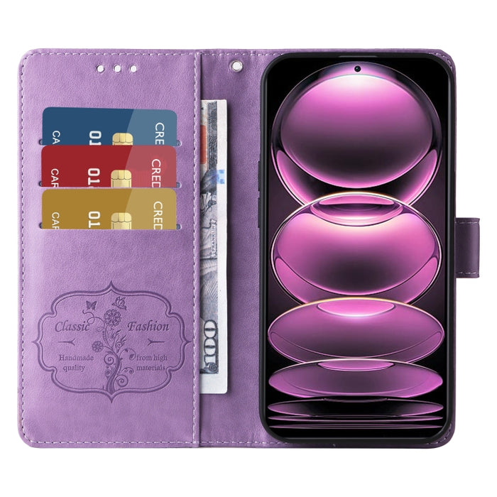 Funda de cuero para teléfono con diseño de flores de mariposa en relieve, For Redmi Note 12 Explorer / Note 12 Pro+, For Redmi Note 12 Pro 5G Global, For Redmi Note 12 5G Global, For Redmi Note 10 4G India / 10S 4G, For Redmi Note 11 SE 4G India       ...