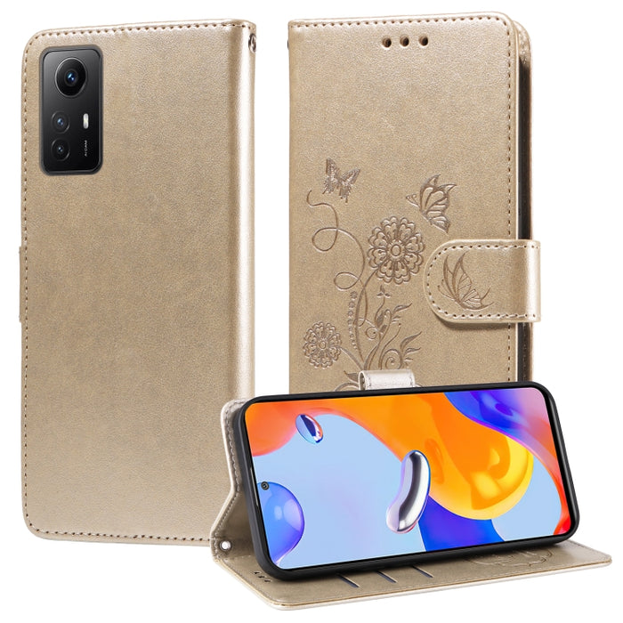 Funda de cuero para teléfono con diseño de flores de mariposa en relieve, For Redmi Note 14 5G, For Redmi Note 14 Pro 5G / Note 14 Pro+ 5G, For Redmi 14C, For Redmi K70 Ultra, For Redmi 13 4G / Note 13R, For Redmi K70 / K70 Pro, For Redmi Note 13 Pro 4...