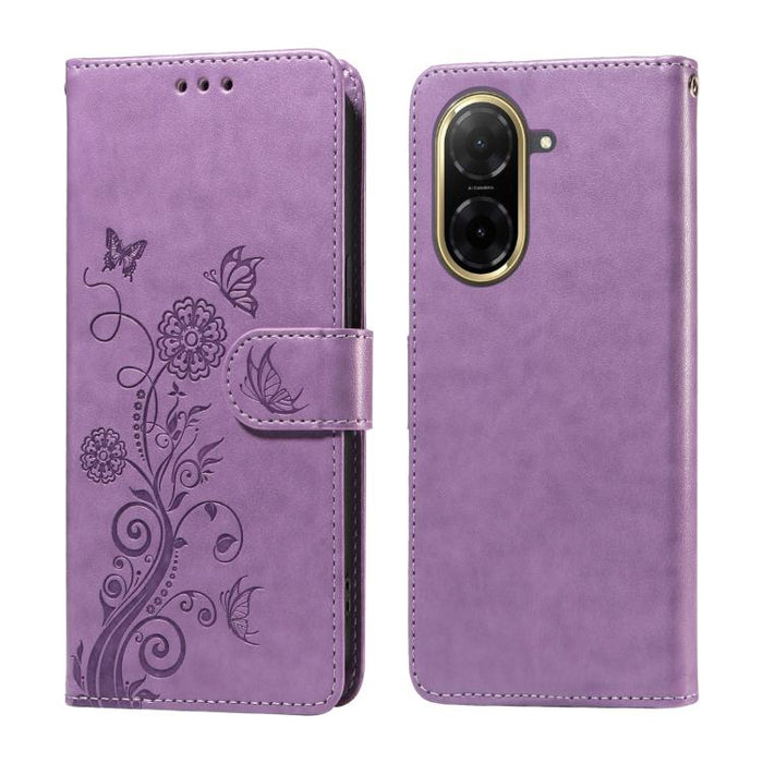 Funda de cuero para teléfono con diseño de flores de mariposa en relieve, For Redmi 15a 5G, For Redmi Turbo 5 Max 5G / Poco X8 Pro Max 5G, For Redmi Turbo 5 5G / Poco X8 Pro 5G, For Redmi Note 15 Pro+ 5G 163.3mm / Poco M8 Pro 5G                        ...