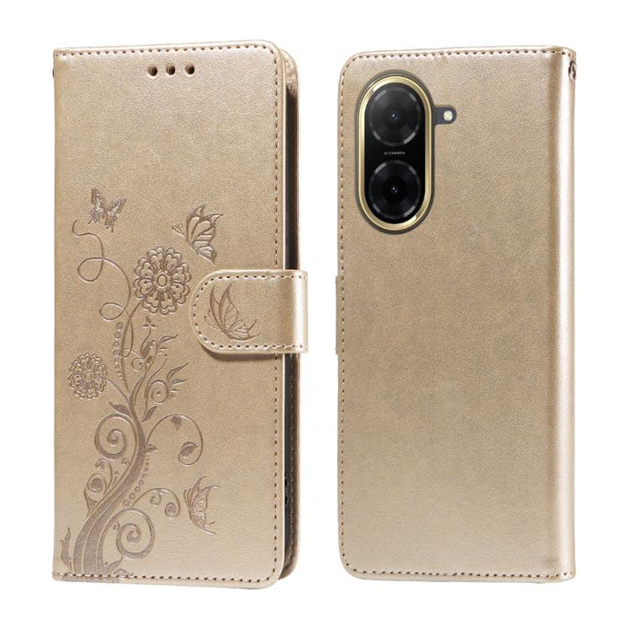 Funda de cuero para teléfono con diseño de flores de mariposa en relieve, For Redmi 15a 5G, For Redmi Turbo 5 Max 5G / Poco X8 Pro Max 5G, For Redmi Turbo 5 5G / Poco X8 Pro 5G, For Redmi Note 15 Pro+ 5G 163.3mm / Poco M8 Pro 5G                        ...