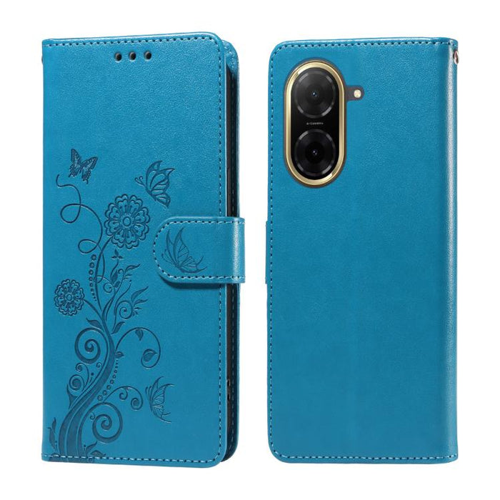 Funda de cuero para teléfono con diseño de flores de mariposa en relieve, For Redmi 15a 5G, For Redmi Turbo 5 Max 5G / Poco X8 Pro Max 5G, For Redmi Turbo 5 5G / Poco X8 Pro 5G, For Redmi Note 15 Pro+ 5G 163.3mm / Poco M8 Pro 5G                        ...