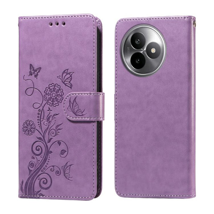 Funda de cuero para teléfono con diseño de flores de mariposa en relieve, For Redmi 15a 5G, For Redmi Turbo 5 Max 5G / Poco X8 Pro Max 5G, For Redmi Turbo 5 5G / Poco X8 Pro 5G, For Redmi Note 15 Pro+ 5G 163.3mm / Poco M8 Pro 5G                        ...