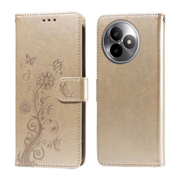 Funda de cuero para teléfono con diseño de flores de mariposa en relieve, For Redmi 15a 5G, For Redmi Turbo 5 Max 5G / Poco X8 Pro Max 5G, For Redmi Turbo 5 5G / Poco X8 Pro 5G, For Redmi Note 15 Pro+ 5G 163.3mm / Poco M8 Pro 5G                        ...