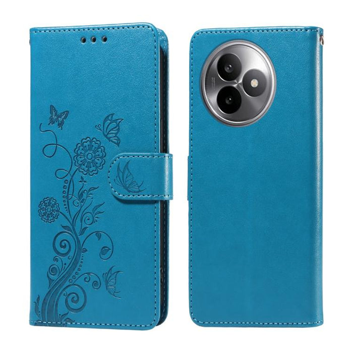 Funda de cuero para teléfono con diseño de flores de mariposa en relieve, For Redmi 15a 5G, For Redmi Turbo 5 Max 5G / Poco X8 Pro Max 5G, For Redmi Turbo 5 5G / Poco X8 Pro 5G, For Redmi Note 15 Pro+ 5G 163.3mm / Poco M8 Pro 5G                        ...