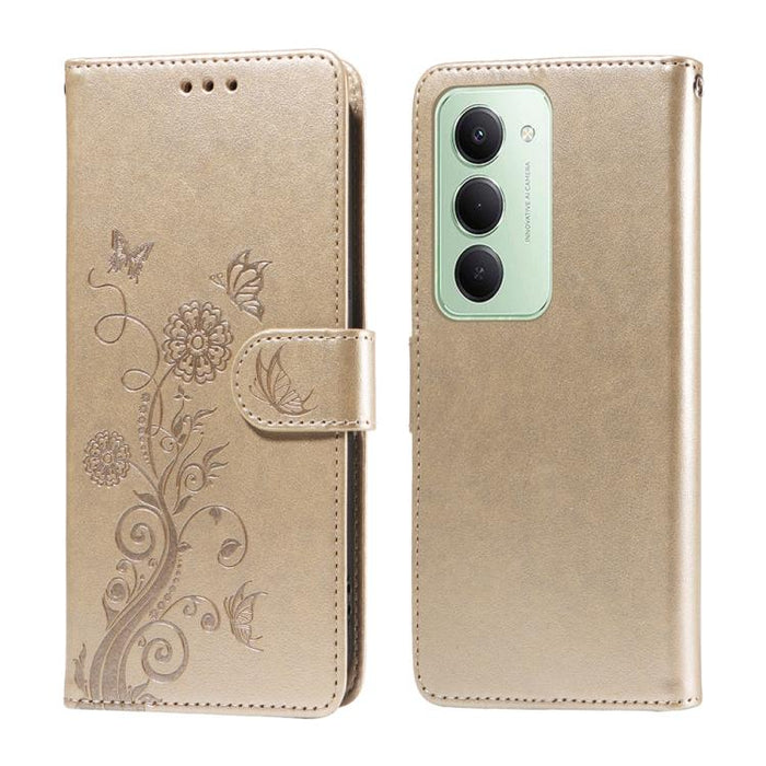 Funda de cuero para teléfono con diseño de flores de mariposa en relieve, For Redmi 15a 5G, For Redmi Turbo 5 Max 5G / Poco X8 Pro Max 5G, For Redmi Turbo 5 5G / Poco X8 Pro 5G, For Redmi Note 15 Pro+ 5G 163.3mm / Poco M8 Pro 5G                        ...