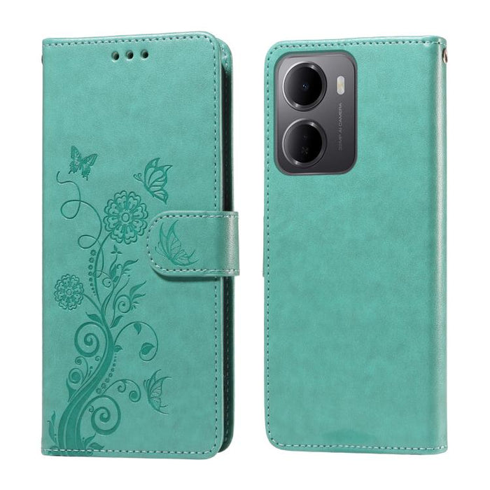 Funda de cuero para teléfono con diseño de flores de mariposa en relieve, For Redmi 15a 5G, For Redmi Turbo 5 Max 5G / Poco X8 Pro Max 5G, For Redmi Turbo 5 5G / Poco X8 Pro 5G, For Redmi Note 15 Pro+ 5G 163.3mm / Poco M8 Pro 5G                        ...