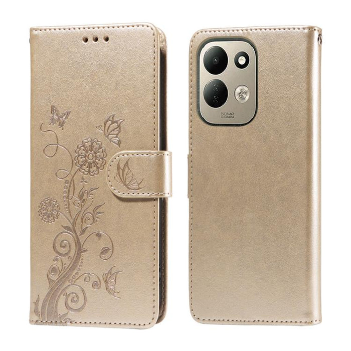 Funda de cuero para teléfono con diseño de flores de mariposa en relieve, For Redmi 15a 5G, For Redmi Turbo 5 Max 5G / Poco X8 Pro Max 5G, For Redmi Turbo 5 5G / Poco X8 Pro 5G, For Redmi Note 15 Pro+ 5G 163.3mm / Poco M8 Pro 5G                        ...