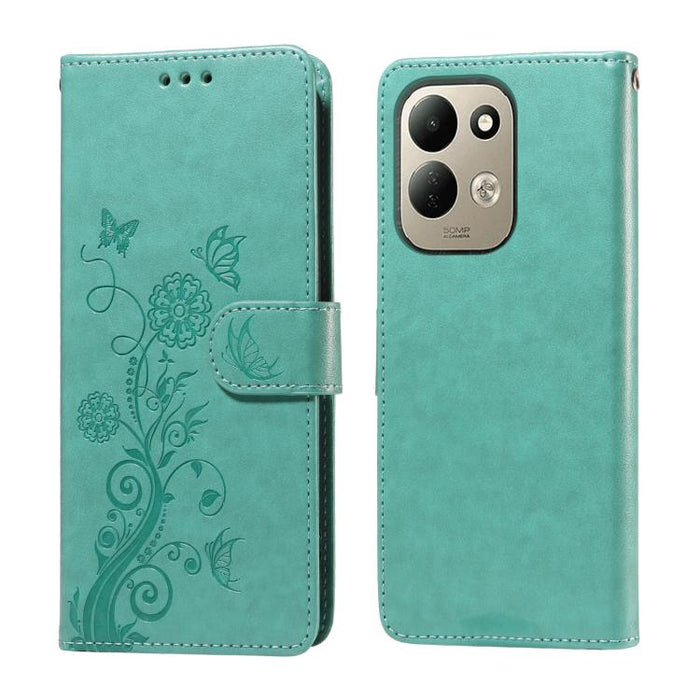 Funda de cuero para teléfono con diseño de flores de mariposa en relieve, For Redmi 15a 5G, For Redmi Turbo 5 Max 5G / Poco X8 Pro Max 5G, For Redmi Turbo 5 5G / Poco X8 Pro 5G, For Redmi Note 15 Pro+ 5G 163.3mm / Poco M8 Pro 5G                        ...