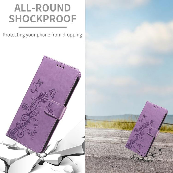 Funda de cuero para teléfono con diseño de flores de mariposa en relieve, For Redmi 15a 5G, For Redmi Turbo 5 Max 5G / Poco X8 Pro Max 5G, For Redmi Turbo 5 5G / Poco X8 Pro 5G, For Redmi Note 15 Pro+ 5G 163.3mm / Poco M8 Pro 5G                        ...