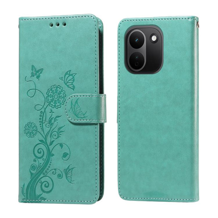 Funda de cuero para teléfono con diseño de flores de mariposa en relieve, For Redmi 15a 5G, For Redmi Turbo 5 Max 5G / Poco X8 Pro Max 5G, For Redmi Turbo 5 5G / Poco X8 Pro 5G, For Redmi Note 15 Pro+ 5G 163.3mm / Poco M8 Pro 5G                        ...