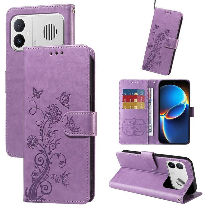 Funda de cuero para teléfono con diseño de flores de mariposa en relieve, For Redmi 15a 5G, For Redmi Turbo 5 Max 5G / Poco X8 Pro Max 5G, For Redmi Turbo 5 5G / Poco X8 Pro 5G, For Redmi Note 15 Pro+ 5G 163.3mm / Poco M8 Pro 5G                        ...