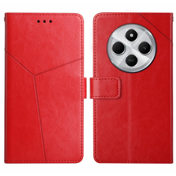 Funda de cuero para teléfono con tapa y patrón en forma de Y, For Redmi A7 Pro 171mm / Poco C85x 5G, For Redmi Note 15 Pro+ 5G Global 163.3mm, For Redmi Note 15 5G Global 164mm, For Redmi Note 15 Pro 4G Global 163.2mm                                   ...