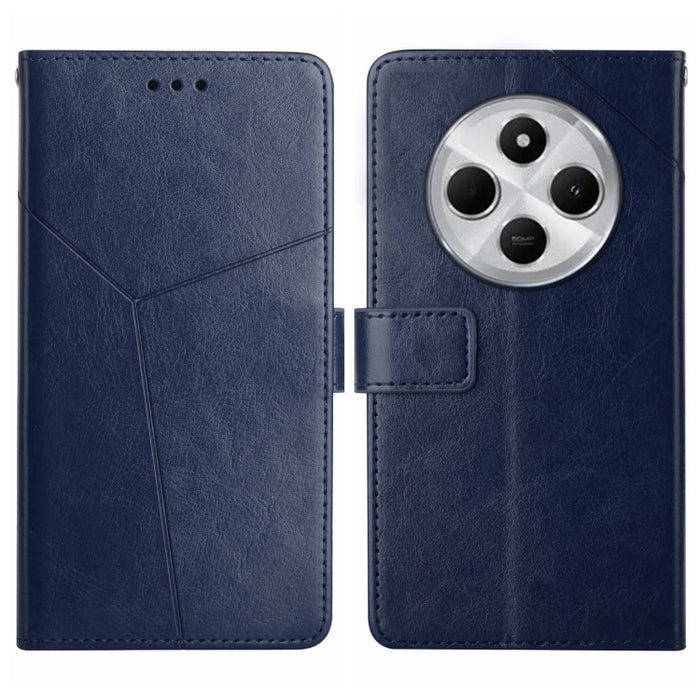Funda de cuero para teléfono con tapa y patrón en forma de Y, For Redmi A7 Pro 171mm / Poco C85x 5G, For Redmi Note 15 Pro+ 5G Global 163.3mm, For Redmi Note 15 5G Global 164mm, For Redmi Note 15 Pro 4G Global 163.2mm                                   ...