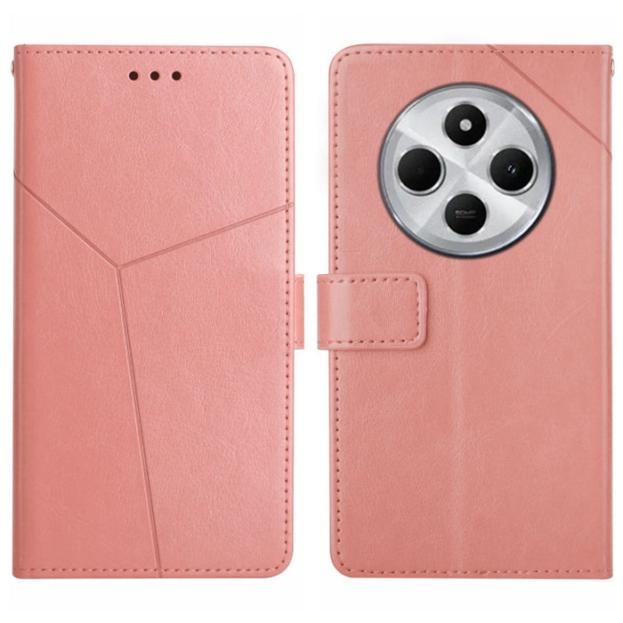 Funda de cuero para teléfono con tapa y patrón en forma de Y, For Redmi A7 Pro 171mm / Poco C85x 5G, For Redmi Note 15 Pro+ 5G Global 163.3mm, For Redmi Note 15 5G Global 164mm, For Redmi Note 15 Pro 4G Global 163.2mm                                   ...