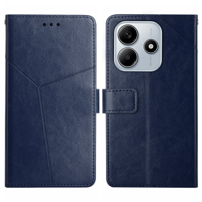 Funda de cuero para teléfono con tapa y patrón en forma de Y, For Redmi A7 Pro 171mm / Poco C85x 5G, For Redmi Note 15 Pro+ 5G Global 163.3mm, For Redmi Note 15 5G Global 164mm, For Redmi Note 15 Pro 4G Global 163.2mm                                   ...
