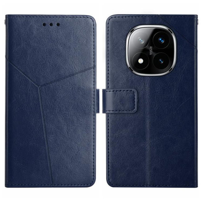 Funda de cuero para teléfono con tapa y patrón en forma de Y, For Redmi A7 Pro 171mm / Poco C85x 5G, For Redmi Note 15 Pro+ 5G Global 163.3mm, For Redmi Note 15 5G Global 164mm, For Redmi Note 15 Pro 4G Global 163.2mm                                   ...