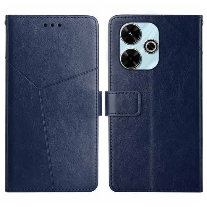Funda de cuero para teléfono con tapa y patrón en forma de Y, For Redmi A7 Pro 171mm / Poco C85x 5G, For Redmi Note 15 Pro+ 5G Global 163.3mm, For Redmi Note 15 5G Global 164mm, For Redmi Note 15 Pro 4G Global 163.2mm                                   ...
