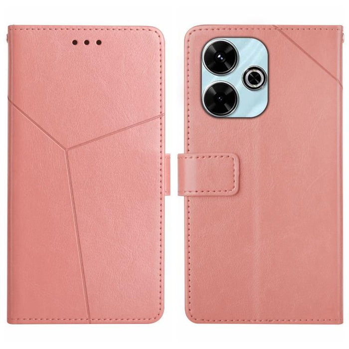 Funda de cuero para teléfono con tapa y patrón en forma de Y, For Redmi A7 Pro 171mm / Poco C85x 5G, For Redmi Note 15 Pro+ 5G Global 163.3mm, For Redmi Note 15 5G Global 164mm, For Redmi Note 15 Pro 4G Global 163.2mm                                   ...