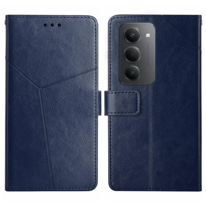 Funda de cuero para teléfono con tapa y patrón en forma de Y, For Redmi A7 Pro 171mm / Poco C85x 5G, For Redmi Note 15 Pro+ 5G Global 163.3mm, For Redmi Note 15 5G Global 164mm, For Redmi Note 15 Pro 4G Global 163.2mm                                   ...