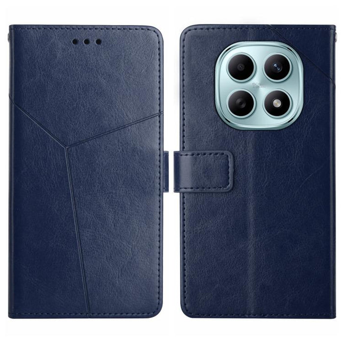 Funda de cuero para teléfono con tapa y patrón en forma de Y, For Redmi A7 Pro 171mm / Poco C85x 5G, For Redmi Note 15 Pro+ 5G Global 163.3mm, For Redmi Note 15 5G Global 164mm, For Redmi Note 15 Pro 4G Global 163.2mm                                   ...