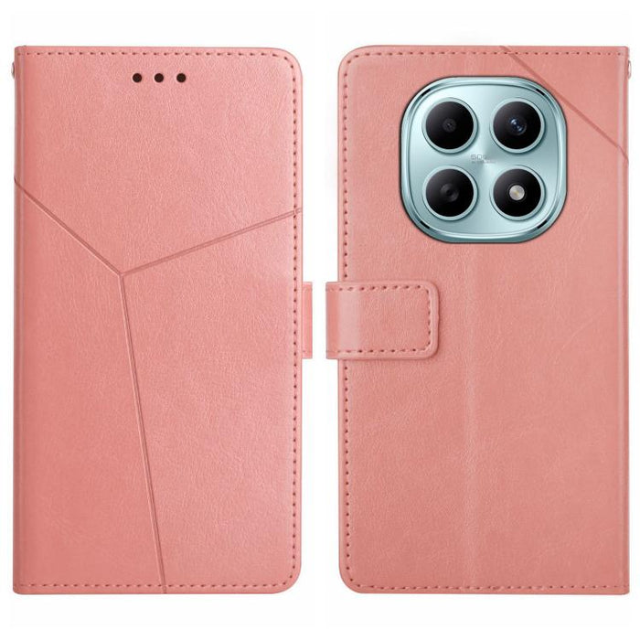 Funda de cuero para teléfono con tapa y patrón en forma de Y, For Redmi A7 Pro 171mm / Poco C85x 5G, For Redmi Note 15 Pro+ 5G Global 163.3mm, For Redmi Note 15 5G Global 164mm, For Redmi Note 15 Pro 4G Global 163.2mm                                   ...