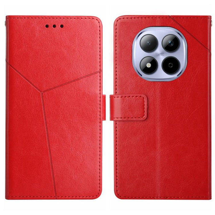 Funda de cuero para teléfono con tapa y patrón en forma de Y, For Redmi A7 Pro 171mm / Poco C85x 5G, For Redmi Note 15 Pro+ 5G Global 163.3mm, For Redmi Note 15 5G Global 164mm, For Redmi Note 15 Pro 4G Global 163.2mm                                   ...