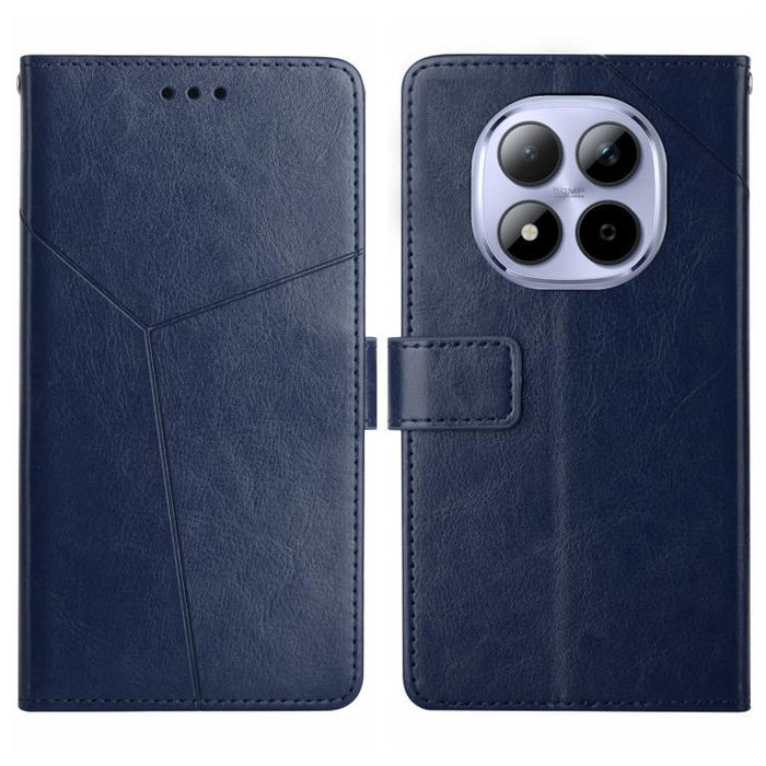 Funda de cuero para teléfono con tapa y patrón en forma de Y, For Redmi A7 Pro 171mm / Poco C85x 5G, For Redmi Note 15 Pro+ 5G Global 163.3mm, For Redmi Note 15 5G Global 164mm, For Redmi Note 15 Pro 4G Global 163.2mm                                   ...