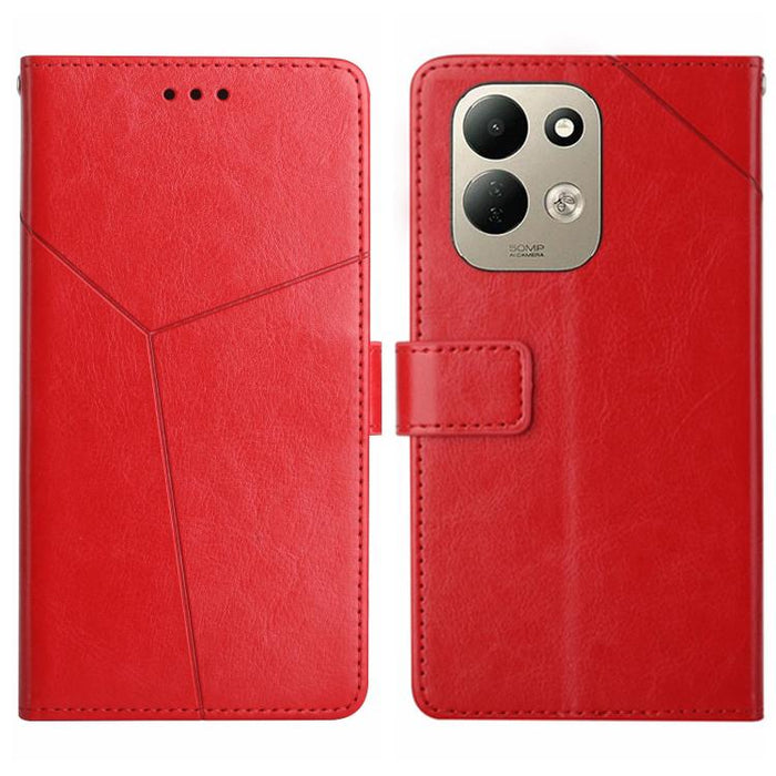 Funda de cuero para teléfono con tapa y patrón en forma de Y, For Redmi A7 Pro 171mm / Poco C85x 5G, For Redmi Note 15 Pro+ 5G Global 163.3mm, For Redmi Note 15 5G Global 164mm, For Redmi Note 15 Pro 4G Global 163.2mm                                   ...