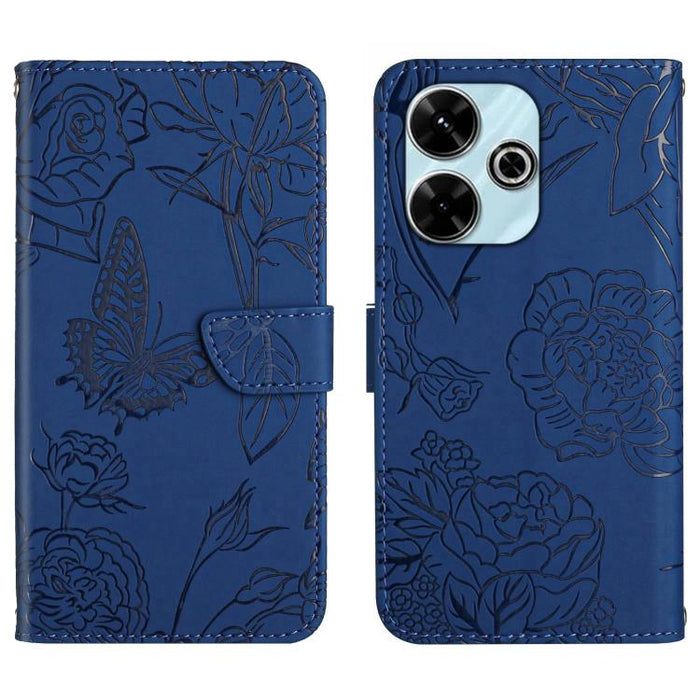 Funda de cuero con tapa para teléfono con relieve de mariposa y tacto de piel, For Redmi A7 Pro 171mm / Poco C85x 5G, For Redmi Note 15 Pro+ 5G Global 163.3mm, For Redmi Note 15 5G Global 164mm, For Redmi Note 15 Pro 4G Global 163.2mm                  ...
