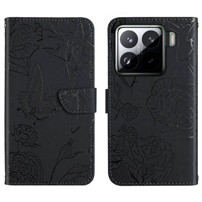 Funda de cuero con tapa para teléfono con relieve de mariposa y tacto de piel, For Xiaomi 17T Pro 5G, For Xiaomi 17T 5G, For Xiaomi Poco X8 Pro 5G, For Xiaomi 17 Pro Max, For Xiaomi 17 Pro, For Xiaomi 17, For Xiaomi Poco M7 4G 169mm, For Xiaomi 15T Pro...