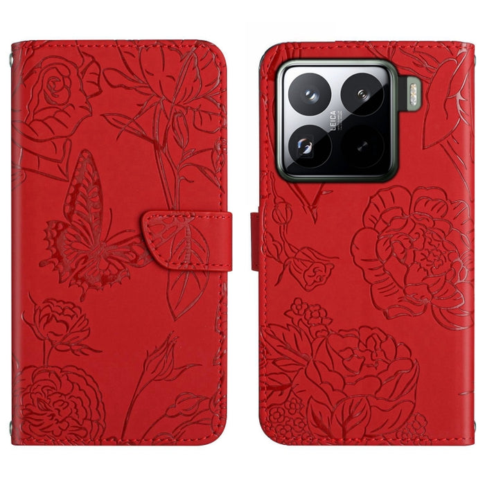 Funda de cuero con tapa para teléfono con relieve de mariposa y tacto de piel, For Xiaomi 17T Pro 5G, For Xiaomi 17T 5G, For Xiaomi Poco X8 Pro 5G, For Xiaomi 17 Pro Max, For Xiaomi 17 Pro, For Xiaomi 17, For Xiaomi Poco M7 4G 169mm, For Xiaomi 15T Pro...