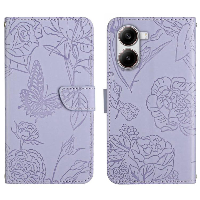Funda de cuero con tapa para teléfono con relieve de mariposa y tacto de piel, For Xiaomi 17T Pro 5G, For Xiaomi 17T 5G, For Xiaomi Poco X8 Pro 5G, For Xiaomi 17 Pro Max, For Xiaomi 17 Pro, For Xiaomi 17, For Xiaomi Poco M7 4G 169mm, For Xiaomi 15T Pro...
