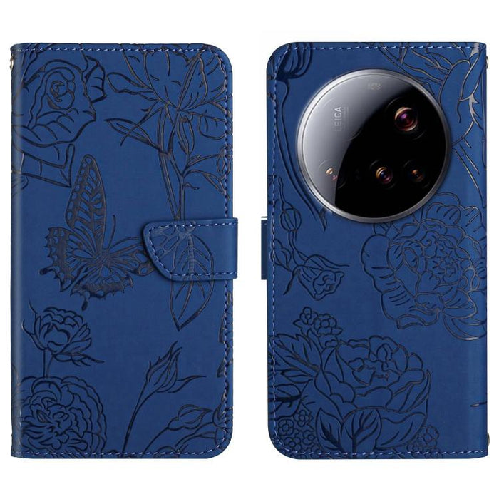 Funda de cuero con tapa para teléfono con relieve de mariposa y tacto de piel, For Xiaomi 17T Pro 5G, For Xiaomi 17T 5G, For Xiaomi Poco X8 Pro 5G, For Xiaomi 17 Pro Max, For Xiaomi 17 Pro, For Xiaomi 17, For Xiaomi Poco M7 4G 169mm, For Xiaomi 15T Pro...