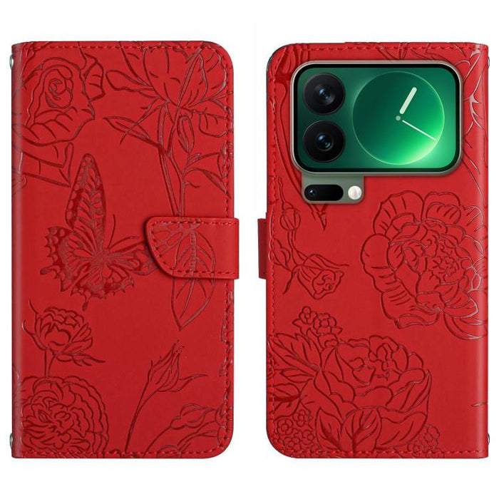 Funda de cuero con tapa para teléfono con relieve de mariposa y tacto de piel, For Xiaomi 17T Pro 5G, For Xiaomi 17T 5G, For Xiaomi Poco X8 Pro 5G, For Xiaomi 17 Pro Max, For Xiaomi 17 Pro, For Xiaomi 17, For Xiaomi Poco M7 4G 169mm, For Xiaomi 15T Pro...