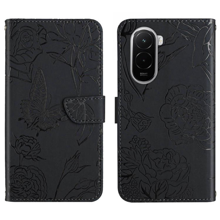 Funda de cuero con tapa para teléfono con relieve de mariposa y tacto de piel, For Xiaomi 17T Pro 5G, For Xiaomi 17T 5G, For Xiaomi Poco X8 Pro 5G, For Xiaomi 17 Pro Max, For Xiaomi 17 Pro, For Xiaomi 17, For Xiaomi Poco M7 4G 169mm, For Xiaomi 15T Pro...