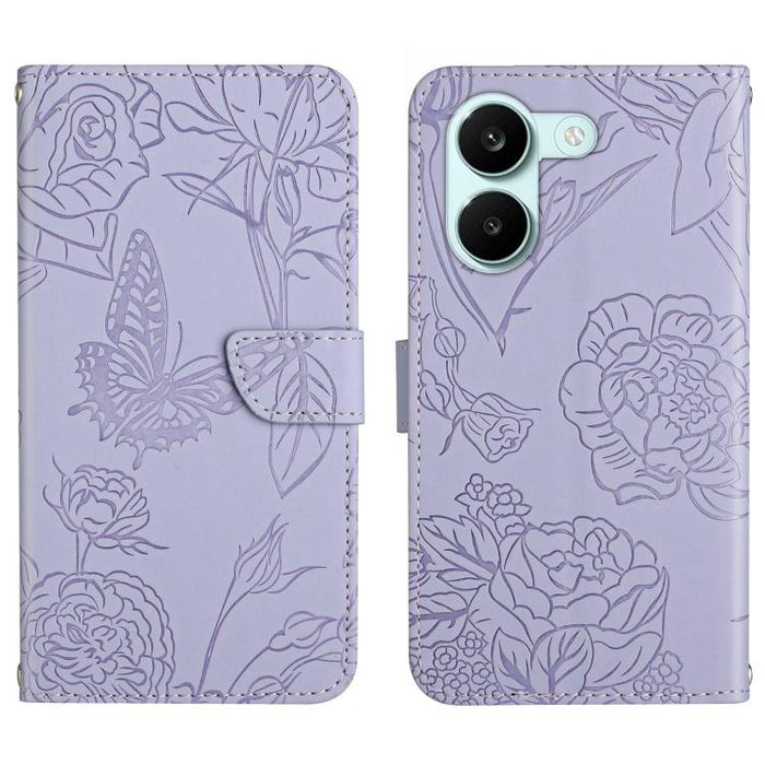 Funda de cuero con tapa para teléfono con relieve de mariposa y tacto de piel, For Xiaomi 17T Pro 5G, For Xiaomi 17T 5G, For Xiaomi Poco X8 Pro 5G, For Xiaomi 17 Pro Max, For Xiaomi 17 Pro, For Xiaomi 17, For Xiaomi Poco M7 4G 169mm, For Xiaomi 15T Pro...