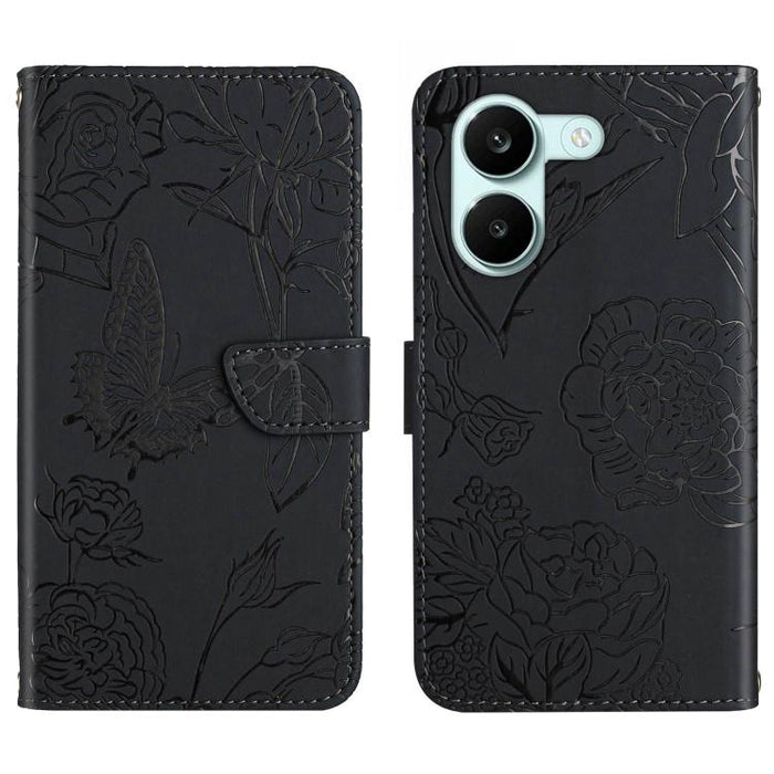Funda de cuero con tapa para teléfono con relieve de mariposa y tacto de piel, For Xiaomi 17T Pro 5G, For Xiaomi 17T 5G, For Xiaomi Poco X8 Pro 5G, For Xiaomi 17 Pro Max, For Xiaomi 17 Pro, For Xiaomi 17, For Xiaomi Poco M7 4G 169mm, For Xiaomi 15T Pro...