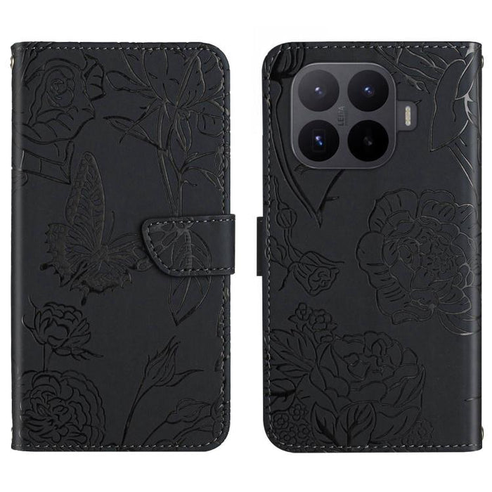 Funda de cuero con tapa para teléfono con relieve de mariposa y tacto de piel, For Xiaomi 17T Pro 5G, For Xiaomi 17T 5G, For Xiaomi Poco X8 Pro 5G, For Xiaomi 17 Pro Max, For Xiaomi 17 Pro, For Xiaomi 17, For Xiaomi Poco M7 4G 169mm, For Xiaomi 15T Pro...