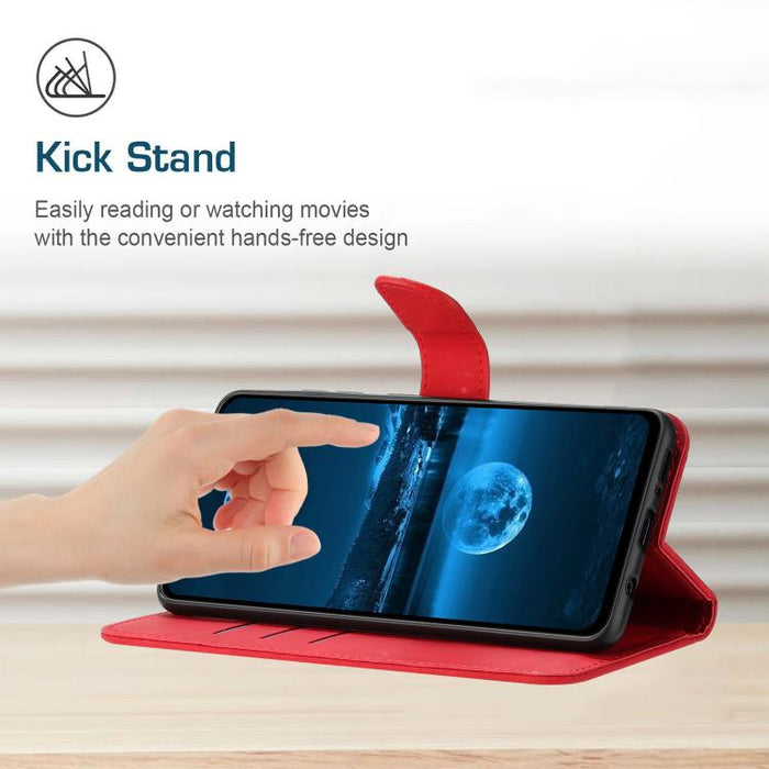 Funda para teléfono de cuero con costuras en relieve, For Redmi Note 14 Pro+ 5G, For Redmi 14C 4G