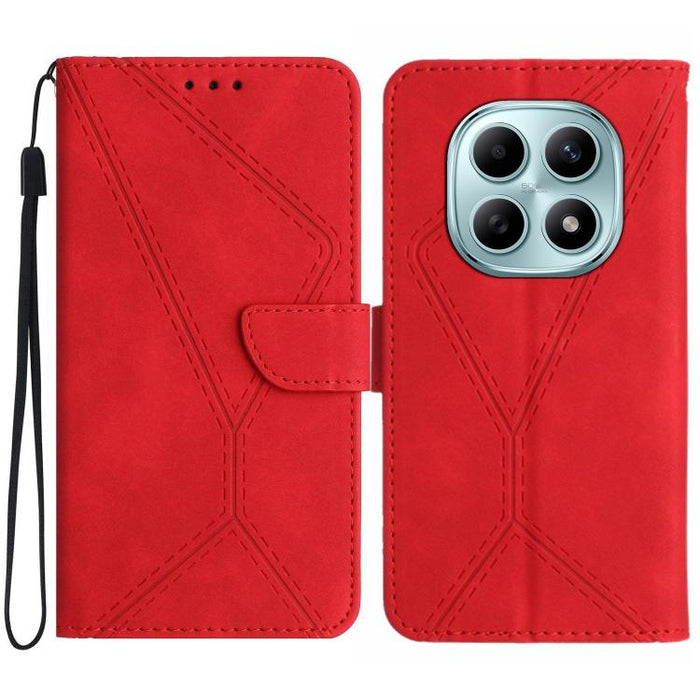 Funda para teléfono de cuero con costuras en relieve, For Redmi A7 Pro 171mm / Poco C85x 5G, For Redmi Note 15 Pro+ 5G Global 163.3mm, For Redmi Note 15 4G / 5G Global 164mm, For Redmi Note 15 Pro 4G Global 163.2mm, For Redmi Note 15 Pro 5G Global 163....