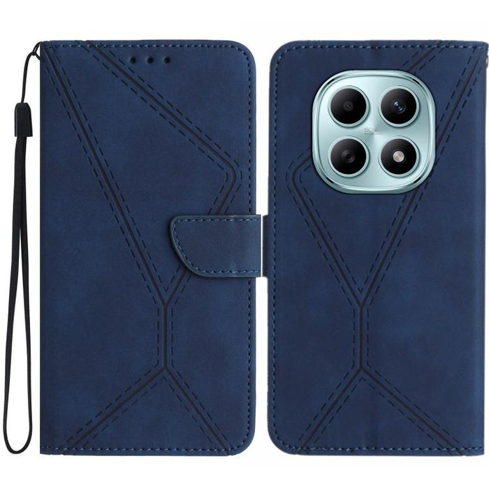Funda para teléfono de cuero con costuras en relieve, For Redmi A7 Pro 171mm / Poco C85x 5G, For Redmi Note 15 Pro+ 5G Global 163.3mm, For Redmi Note 15 4G / 5G Global 164mm, For Redmi Note 15 Pro 4G Global 163.2mm, For Redmi Note 15 Pro 5G Global 163....